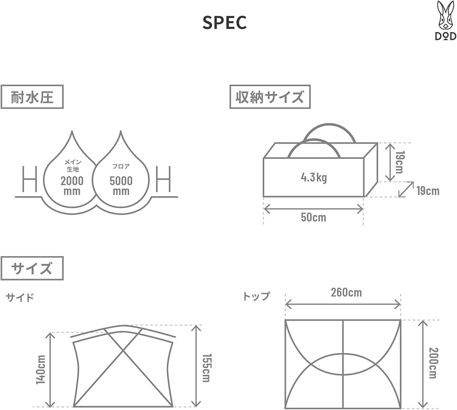 DODから5人用大型シェード「ノドグロシェード」登場 | キャンプレビュー