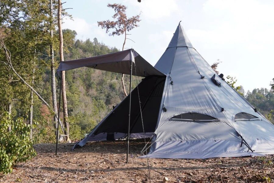 マウントスミからリニューアルした「ストーブテント ノナ アエル T/C