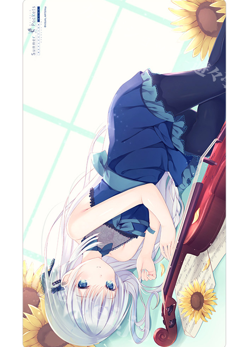 Summer Pockets REFLECTION BLUE ラバーマット 『鳴瀬しろは／ひと夏の
