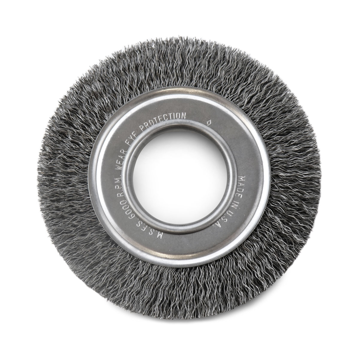 Item # C1010, Cleaning & Conditioning Wire Wheel Brush On Flexovit