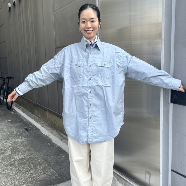 使えるこの子！！US NAVY BIG SHIRT！！｜ビームス ボーイ 原宿｜BEAMS