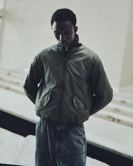 Introducing a collaboration item with LAVENHAM! Reversible quilted