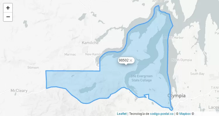 98502 ZIP Code - United States