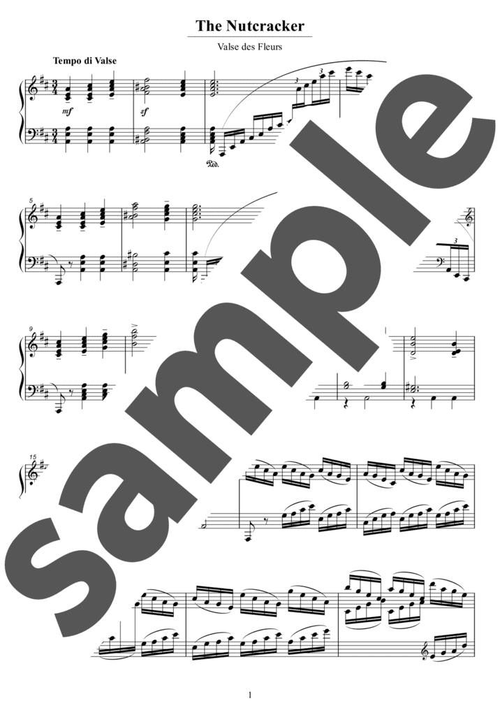 ピアノ楽譜】子供のアルバムより「教会で」 / P.Tchaikovsky（ソロ