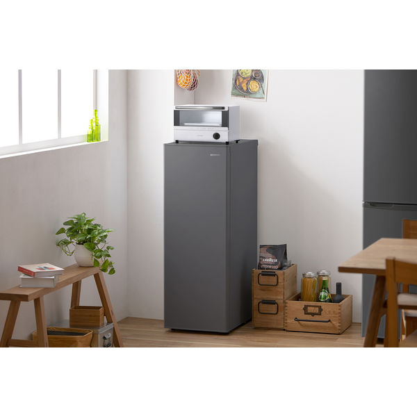 アイリスオーヤマ スリム冷凍庫 80L IUSN-8B-HA 1台 - アスクル