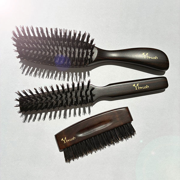 好川産業 最高級猪毛黒檀ヘアブラシ 47031 1個（直送品） - アスクル