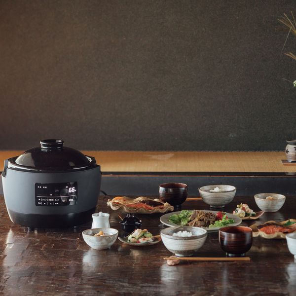 シロカ 長谷園×siroca かまどさん電気 SR-E111（K） 1台 - アスクル