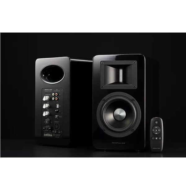 AIRPULSE DAC内蔵アクティブ・スピーカー ブラック ペア A100 BT5
