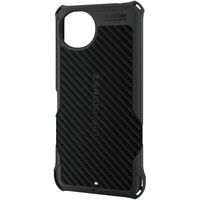 エレコム AQUOS wish4(SH-52E)/ZEROSHOCK/グリップ/TPU/ブラック