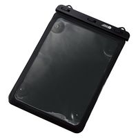 タブレットケース 防水ケース 汎用 IPX8 吸盤付き ブラック TB