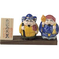 七福神置物 開運板付七福神 （1個入）（直送品） - アスクル