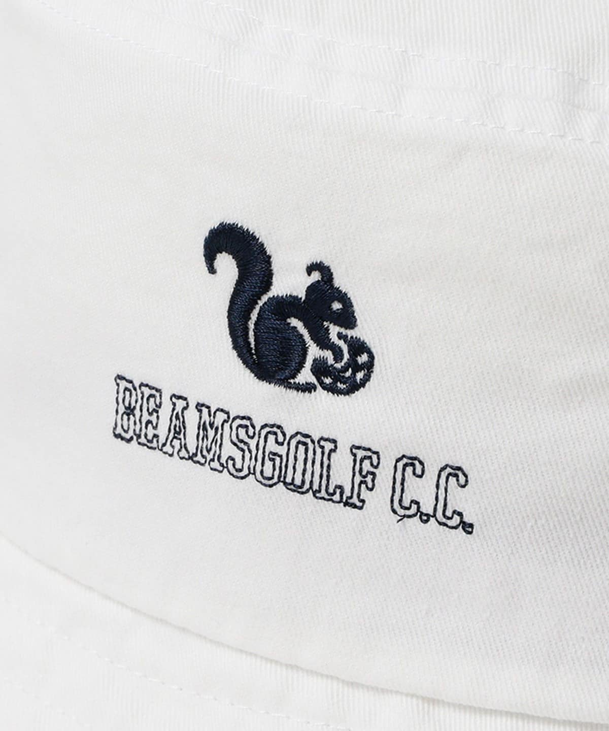 BEAMS GOLF（ビームス ゴルフ）刺繍 シーズンロゴ バケットハット