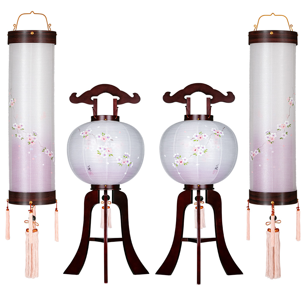 住吉行灯セット 対柄 7703 | 仏壇・仏具専門店 滝田商店