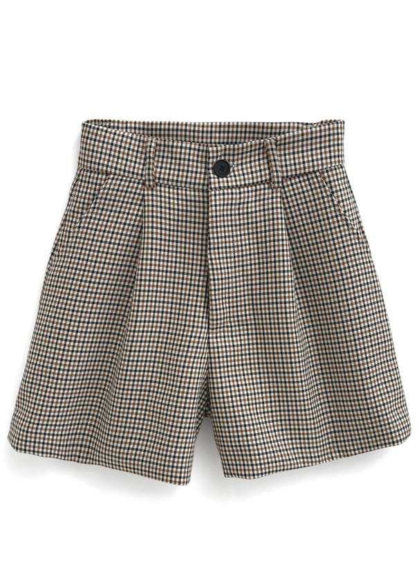 チェック柄ショートパンツ[at2347] | レディースファッション通販の