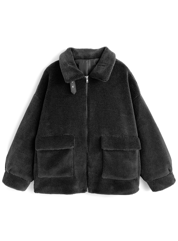 襟2Wayボアジャケット[fo2197] | レディースファッション通販の