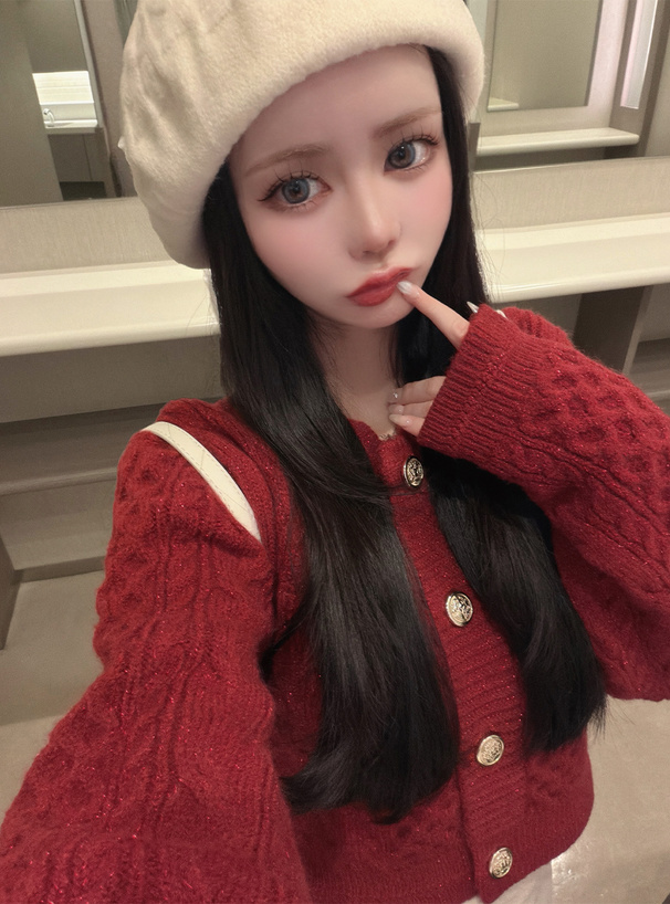 ラメケーブル編みニットカーディガン[kz635] | レディースファッション