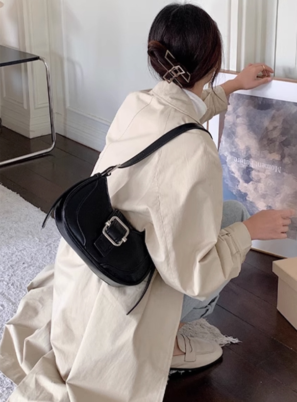 レザーラウンドミニショルダーバッグ[tr646] | レディースファッション