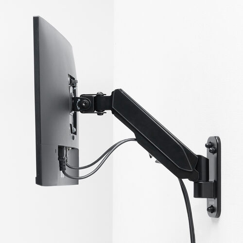 モニターアーム（壁設置・ガス圧式・32インチ対応・上下・左右調整・2