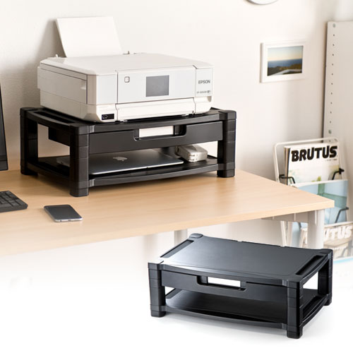 プリンター台（卓上・机上・収納・引き出し・A4・コピー用紙収納・家庭