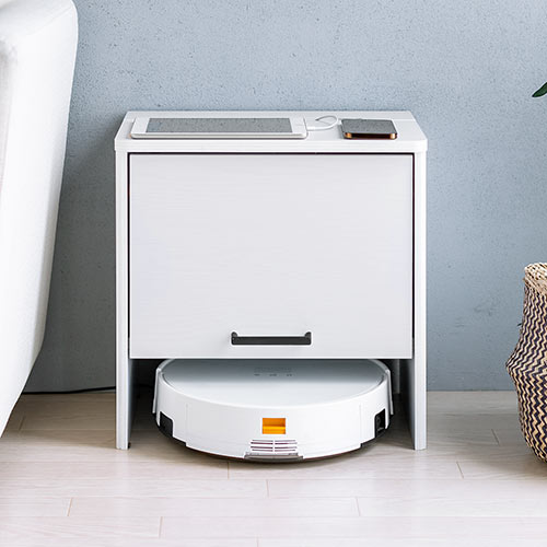 ケーブルボックス お掃除ロボット対応 1段（ルーター収納・タップ