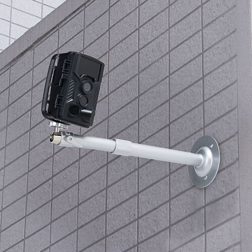 防犯カメラスタンド（長さ伸縮タイプ・32.8～51.5cm・ストレート