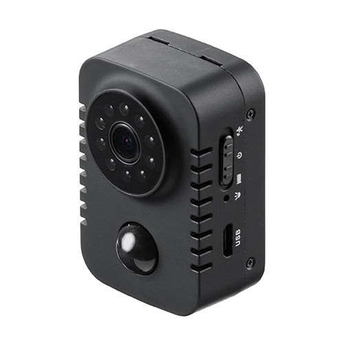 防犯カメラ｜超小型・屋内・夜間撮影・広角120°・持ち運び・見守り