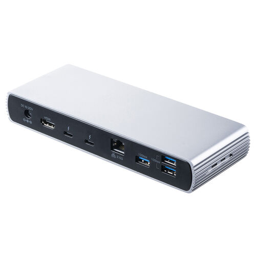 Thunderbolt4 ドッキングステーション（2画面出力・TB4×2ポート・HDMI