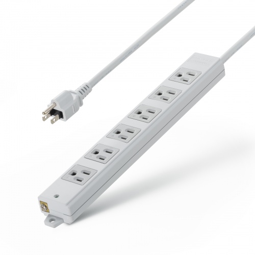 工事物件タップ（コード長1m・6個口・3pプラグ・マグネット付き・延長