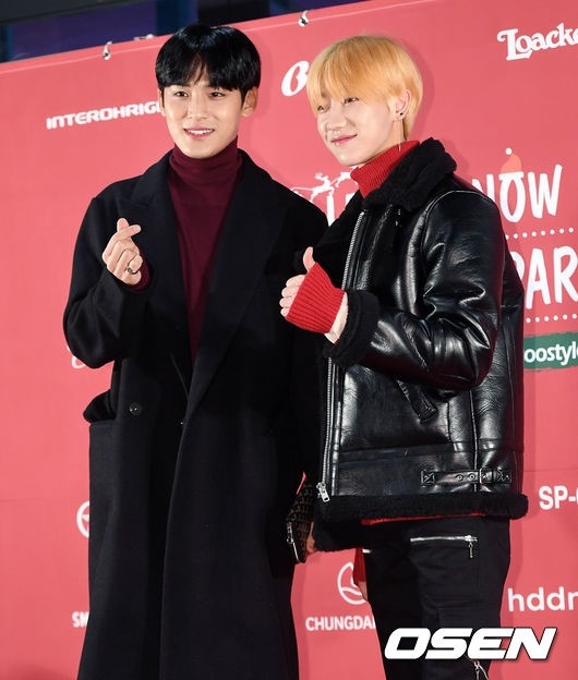 PHOTO】SEVENTEEN ミンギュ＆ディエイト、クリスマスチャリティー