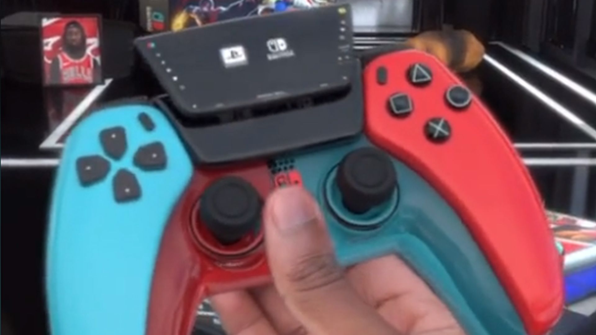 Fan-made PS5 controller shows what a crossover with the Nintendo