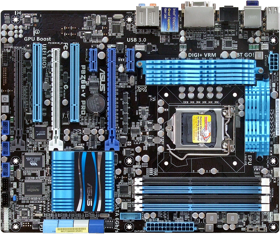 Asus P8Z68-V Pro - Z68 Express Roundup: Three Motherboards Do