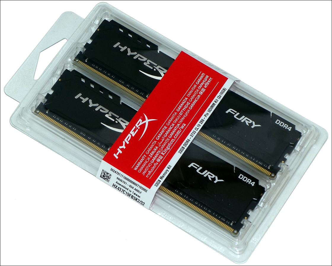 HyperX Fury 32GB DDR4-3733 Dual-Channel Kit Review: A Faster 2x