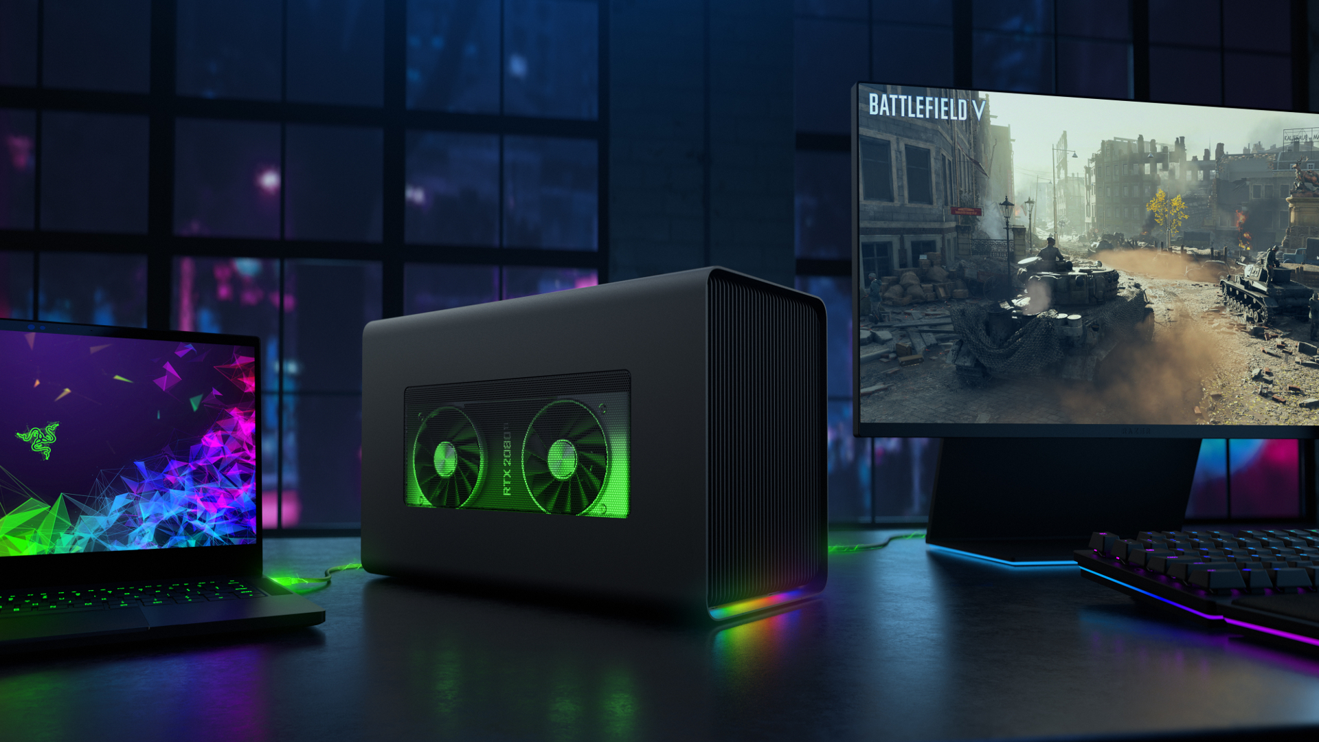 Razer Core X Chroma eGPU beefs up power supply and adds fancy
