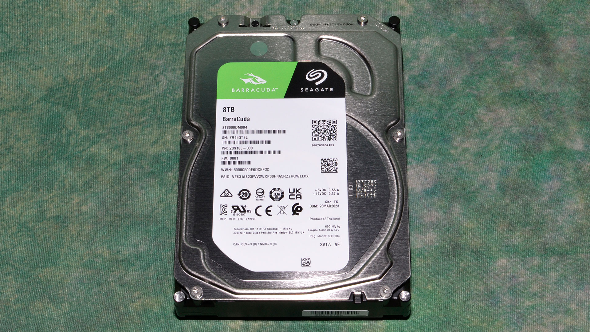 Seagate 8TB HDD BarrdCuda 2枚セット 未開封 Seagate Barracuda 8TB