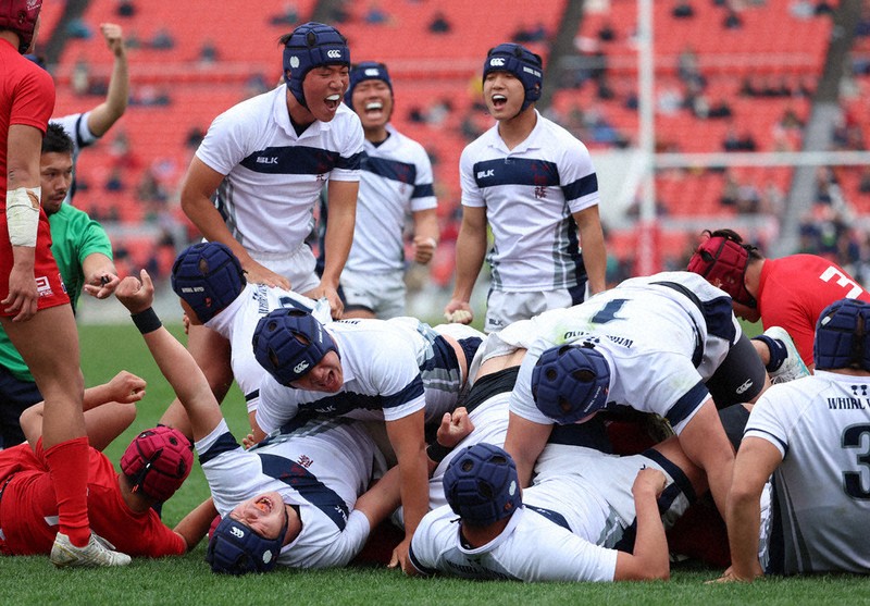全国高校ラグビー：大阪桐蔭19－13流通経大柏 フィジカル強化、3トライ
