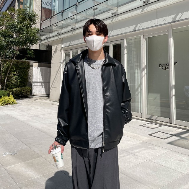 2ウェイジップレザージャケット | ファッション通販サイト NUGU