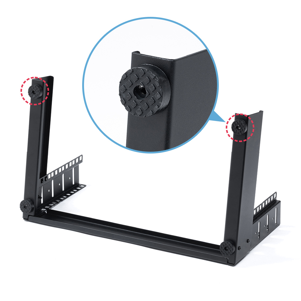 CP-TB4UBK【卓上19インチマウントラック（4U）】省スペースでAV機器や