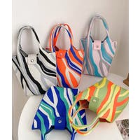 トートバッグ 幾何学模様柄 （レディース） - ファッション通販