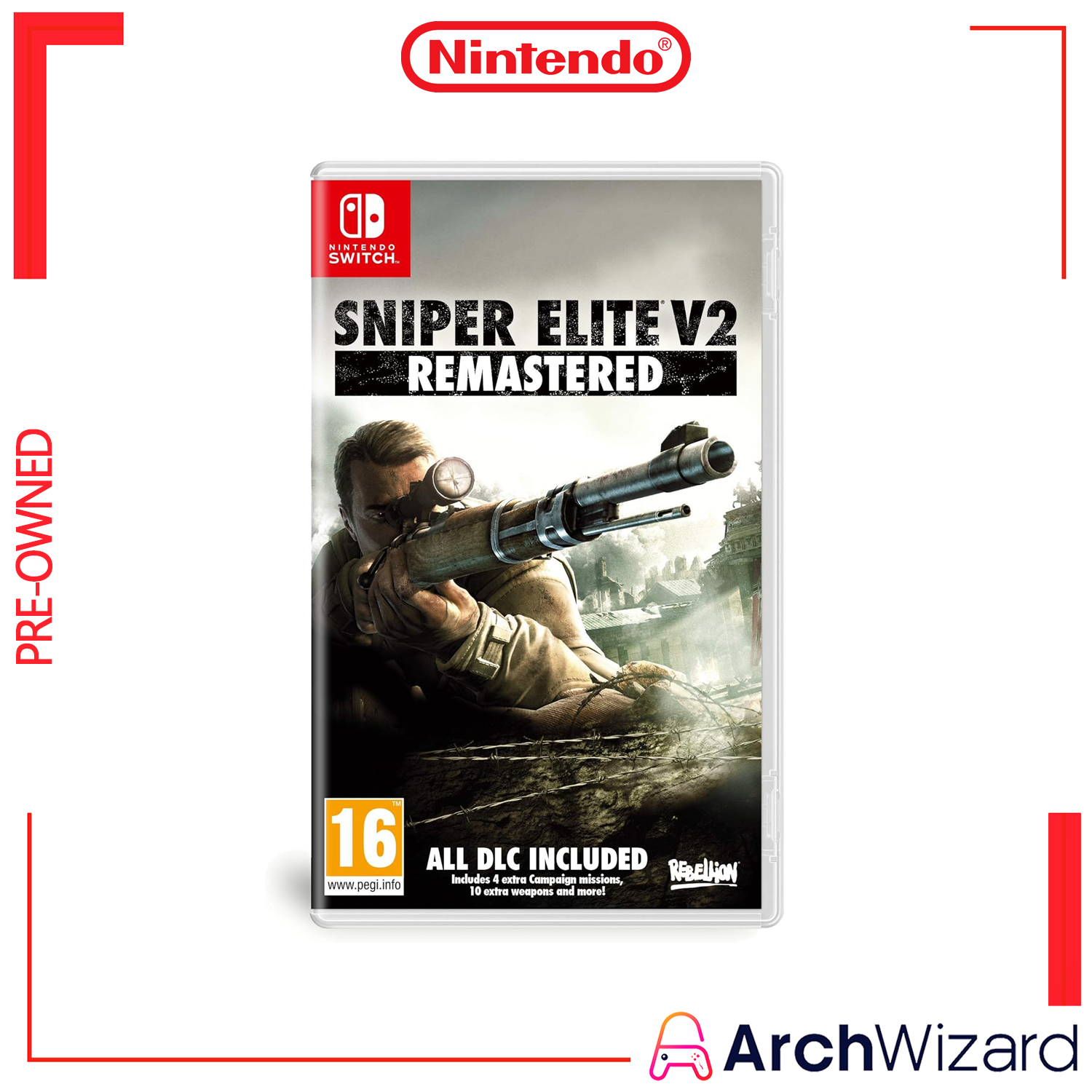 Sniper Elite V2 Remastered (Nintendo Switch Game) – ArchWizard