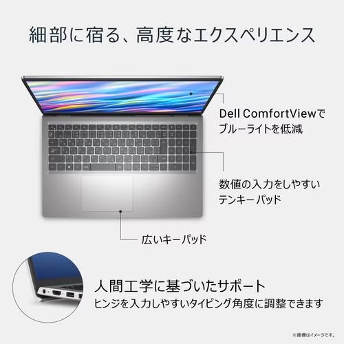 DELL デル ノートPC DC15250 ND25-FWHBS [15.6型 /Core 3 100U /RAM