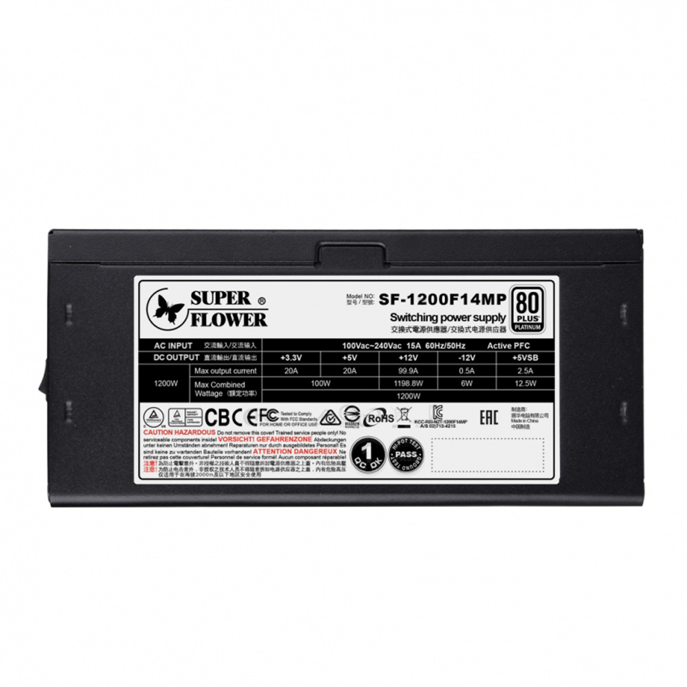 SUPER FLOWER スーパーフラワー LEADEX PLATINUM SE1200W-BK｜ツクモ