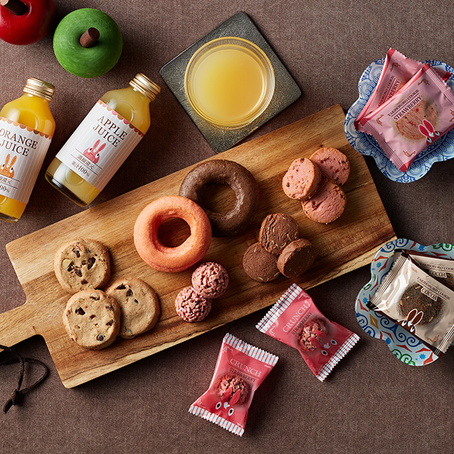 ロディ[ろでぃ]のジュース＆スイーツセット(名入れ)｜お祝い・ギフトの