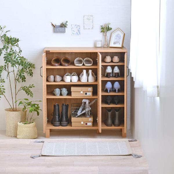 GENKA（ジェンカ）シューズ＆ストッカー（90cm幅）：SatoSangyo Web