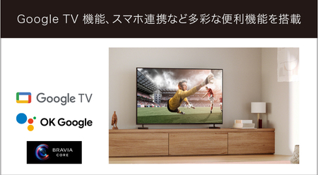 ソニー BRAVIA 50型 4K液晶テレビ(設置含む) X80Lシリーズ KJ-50X80L