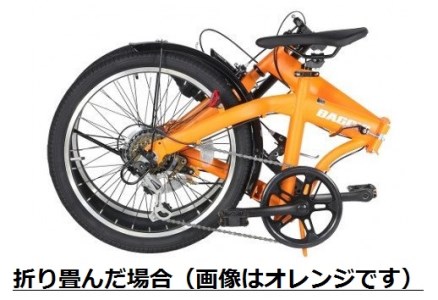 BAGGIO 防災対応20型6スピードノンパンク折りたたみ自転車 色