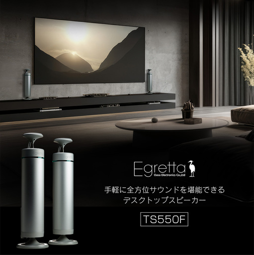 スピーカー オーディオ 全方位 無指向性 Egretta エグレッタ TS550F