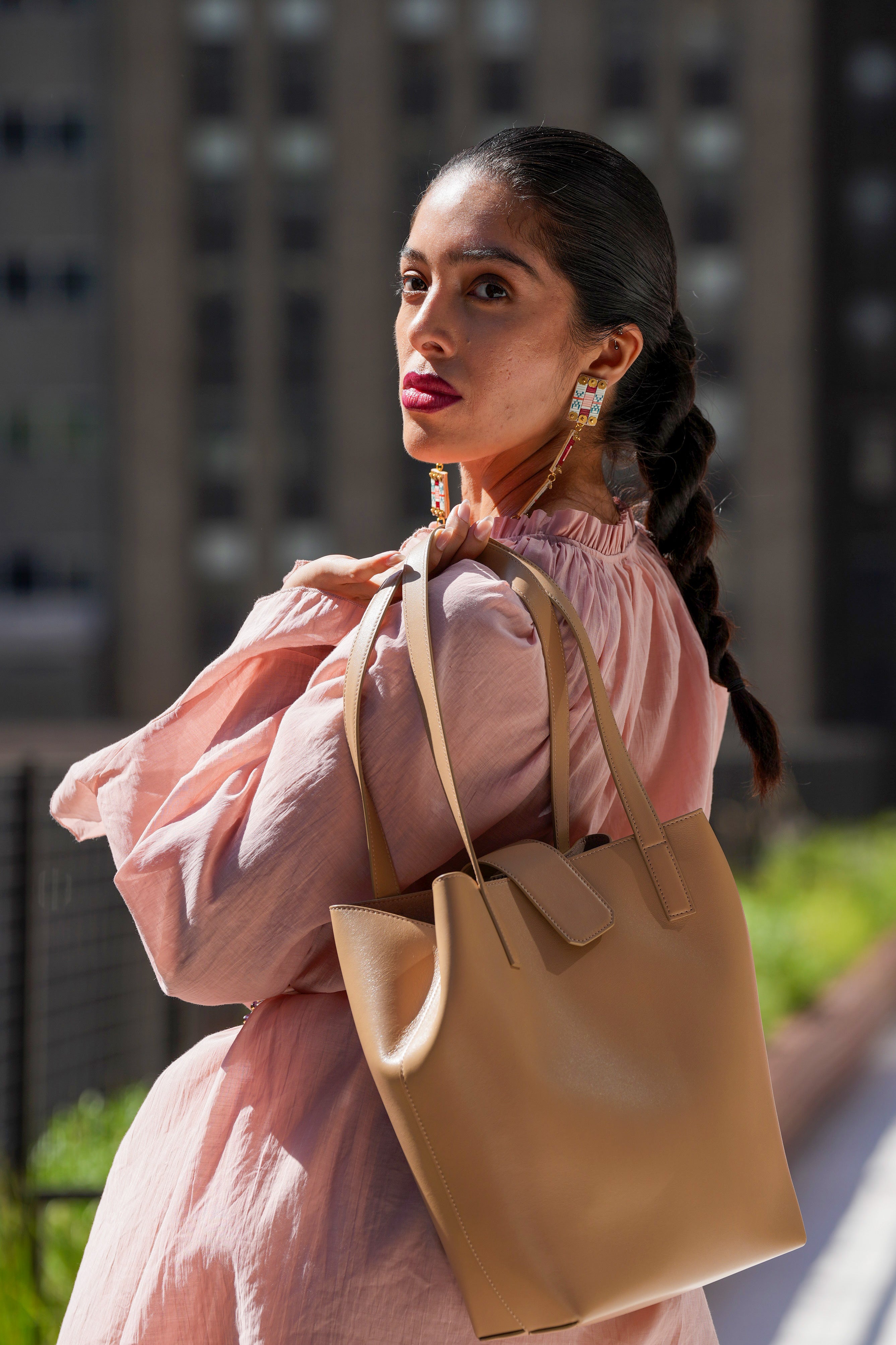 Chandra Keyser La Borsa Brown Tote Bucket Bag – CHANDRA KEYSER