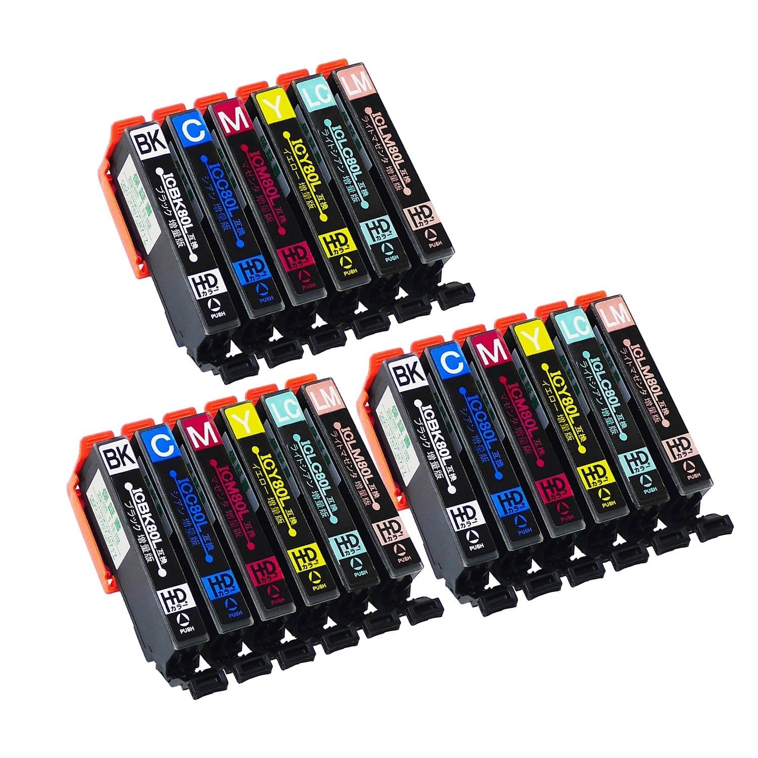 エプソン とうもろこし インク IC6CL80L 互換インク 6色セット【インク