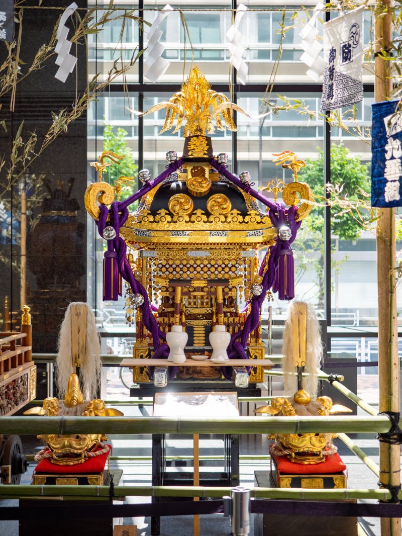 KABUTO ONEに神輿が展示!フォトギャラリー｜告知・お知らせ｜中央区民