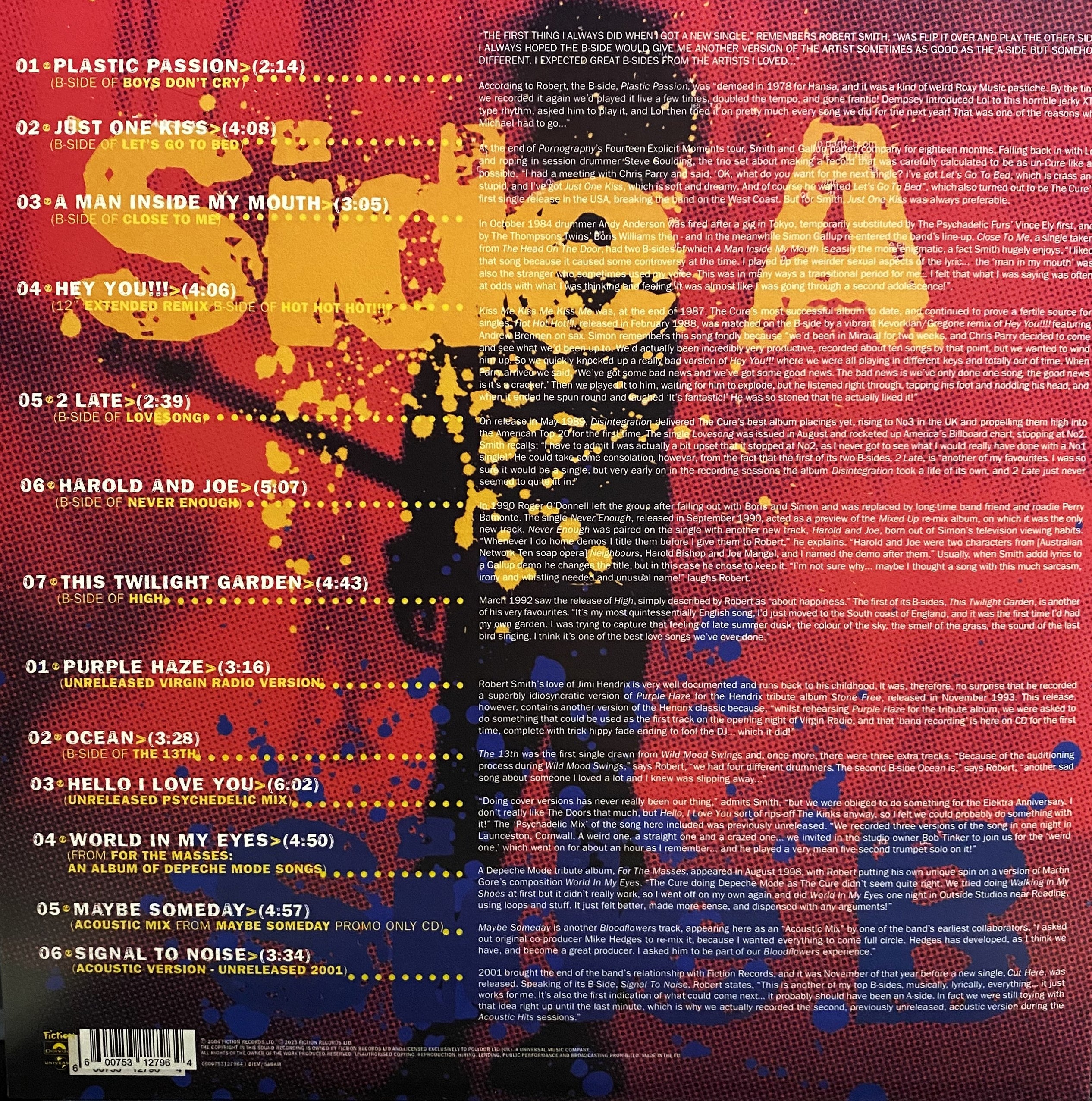 アート・デザイン・音楽 the Cure join the dots The Cure - Join The Dots: B-Sides & Rarities 1978>2001 The Fiction